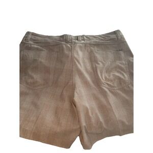 Travis Mathew 34 X 10 Brown Tweed LookPlaid Performance Stretch Tech Golf Shorts